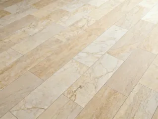 Diagonal pattern flooring
