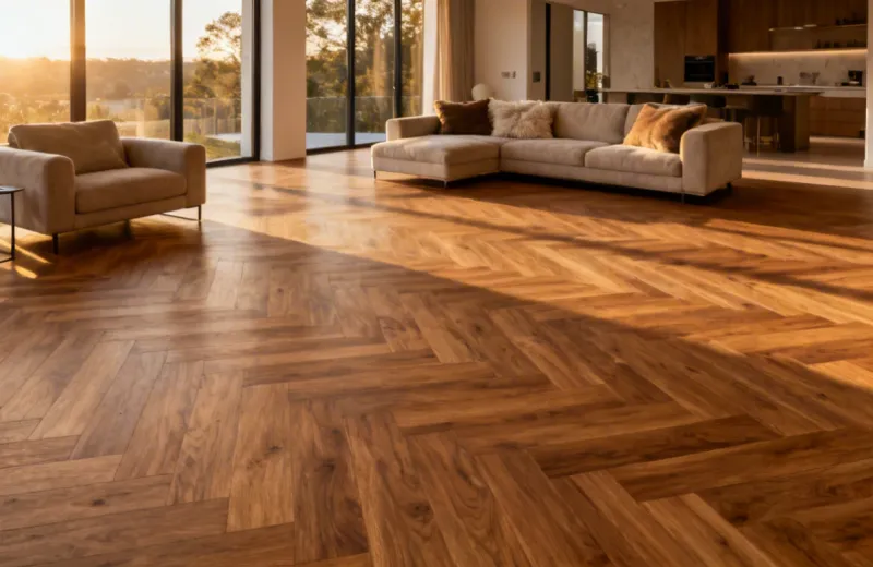 Karndean flooring in living room