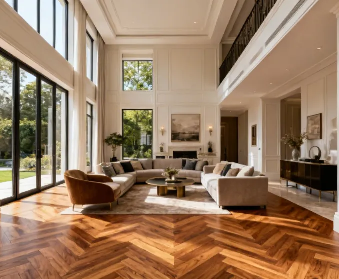 Karndean luxury vinyl flooring in a modern interior